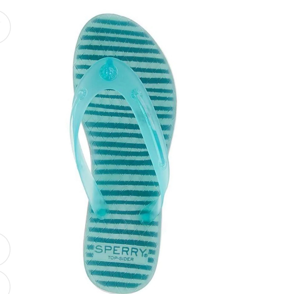 Sperry Topsider Women’s Jellyfish Emma Flip-Flop in Aqua size 5